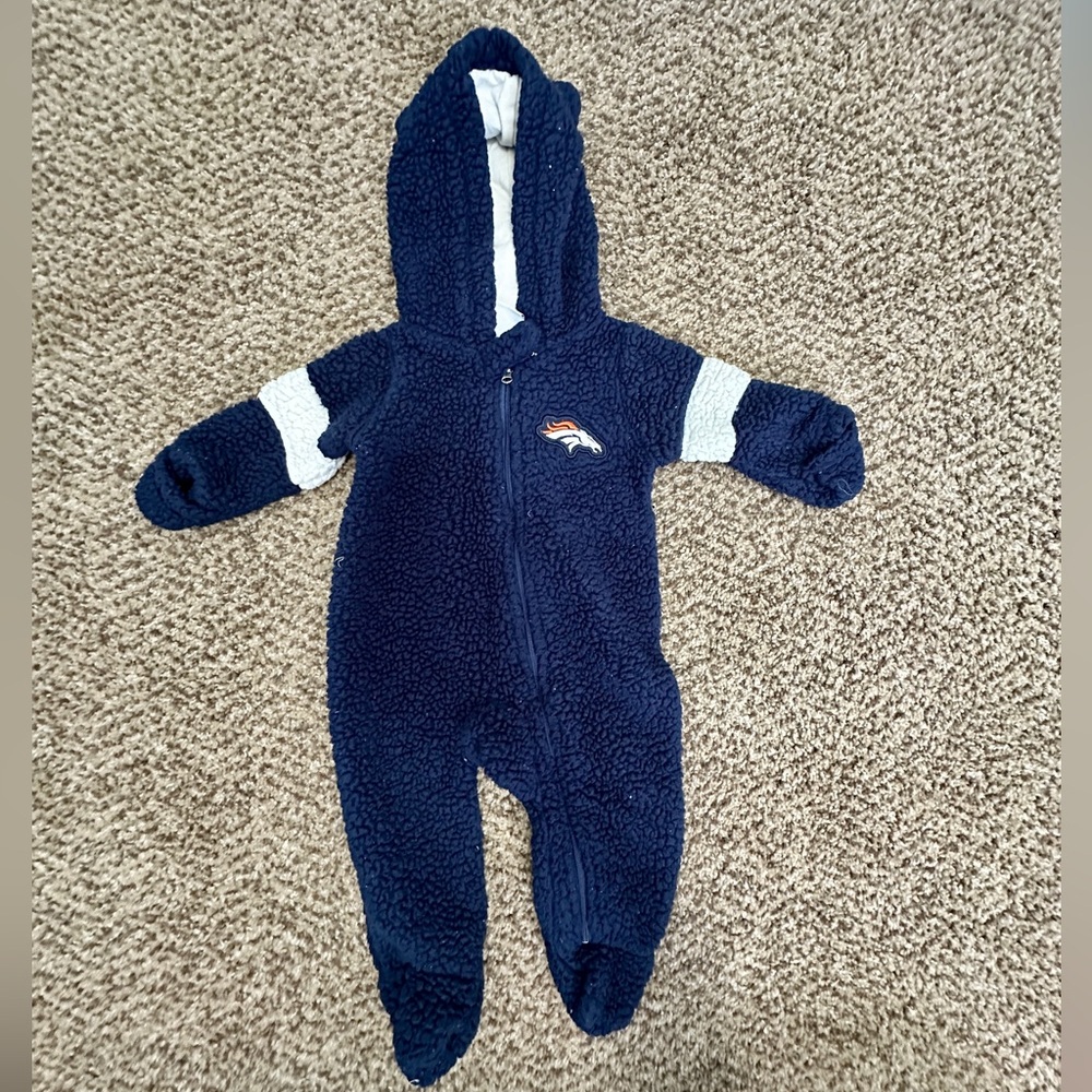 Broncos Fleece Baby One Piece